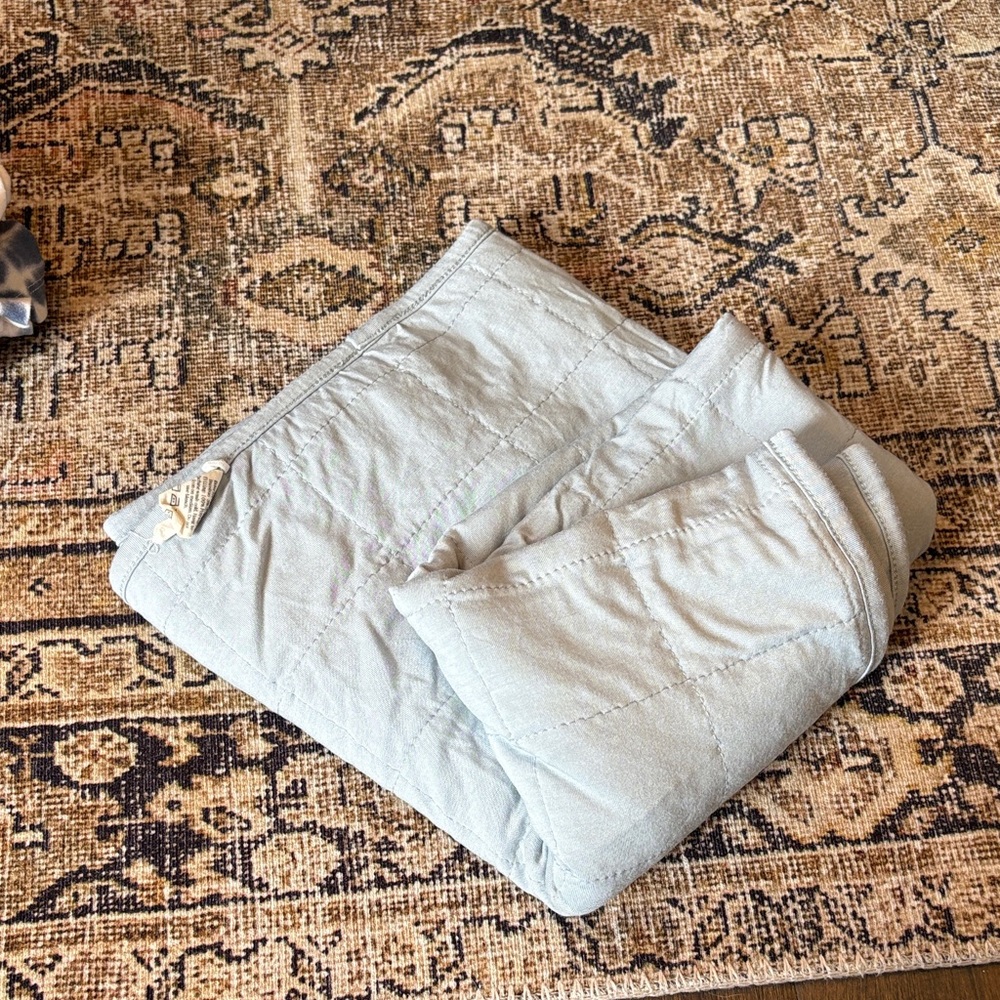 Kyte baby blanket in fog blue 1.0 tog